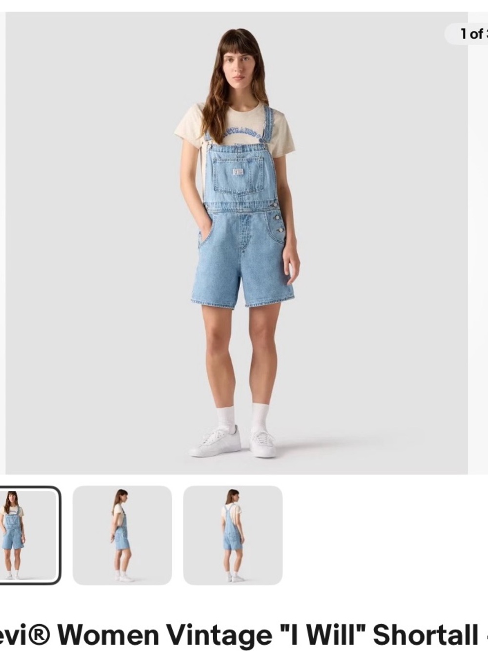 Light Wash Denim Shortall (I will)